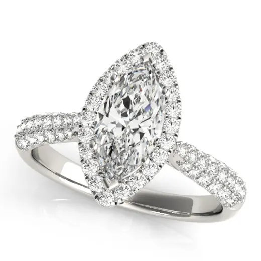 The Camille Halo Engagement Ring