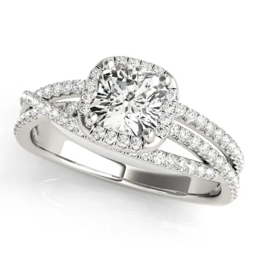 The Diana Halo Engagement Ring