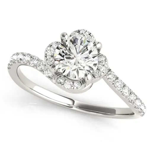 The Catalina Halo Engagement Ring II