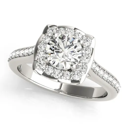 The Eleanor Halo Engagement Ring