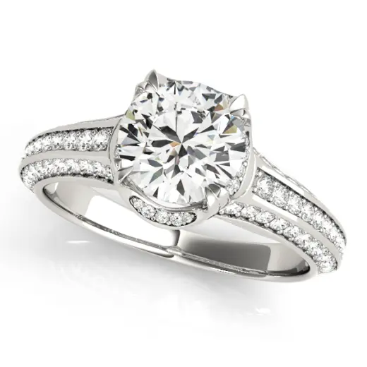 The Marilyn Halo Engagement Ring II