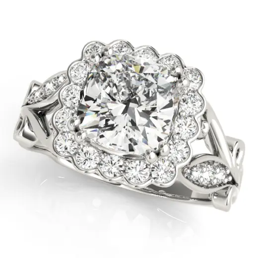 The Viviana Halo Engagement Ring II