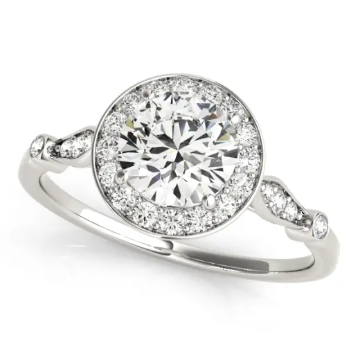 The Vanessa Halo Engagement Ring