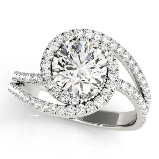The Anastasia Double Halo Engagement Ring