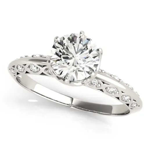 The Lucy Solitaire Engagement Ring