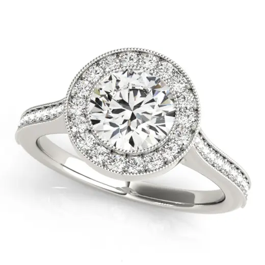The Esme Halo Engagement Ring