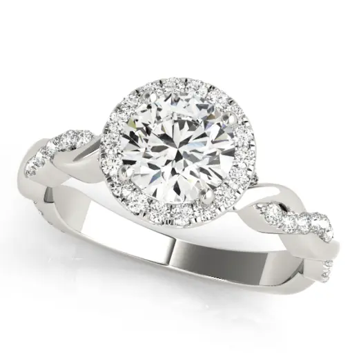 The Daphne Halo Engagement Ring