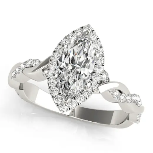 The Jacqueline Halo Engagement Ring
