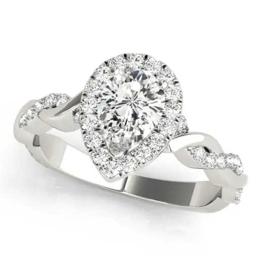 The Phoebe Halo Engagement Ring
