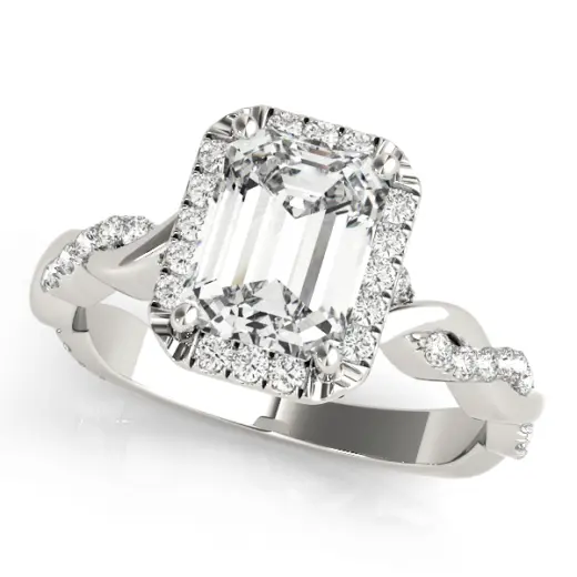 The Tabitha Halo Engagement Ring
