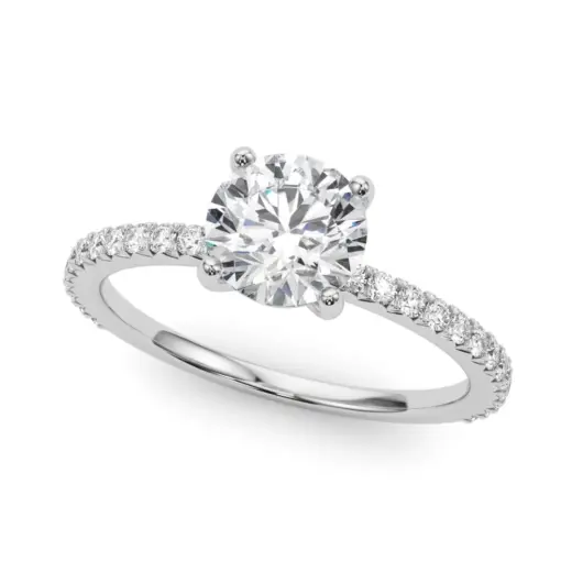 The Tatiana Single-Row Engagement Ring