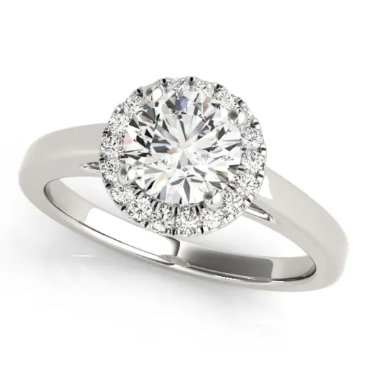 The Lily Halo Engagement Ring