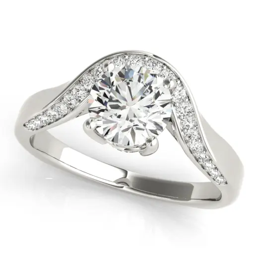 The Camille Bypass Engagement Ring