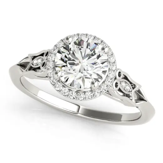 The Evangeline Halo Engagement Ring