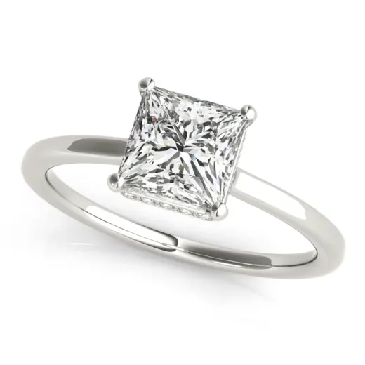 The Zelda Hidden Halo Engagement Ring