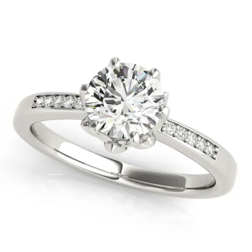 The Eliza Single-Row Engagement Ring