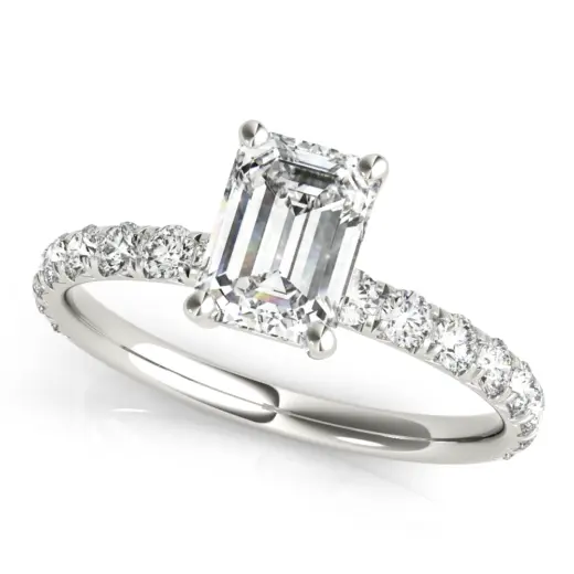 The Noelle Single-Row Engagement Ring