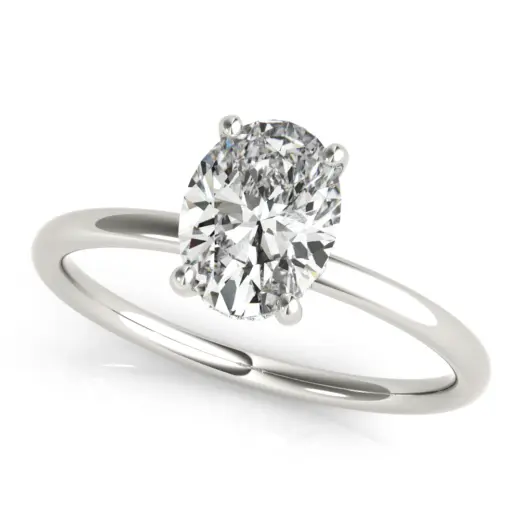 The Sloane Hidden Halo Engagement Ring