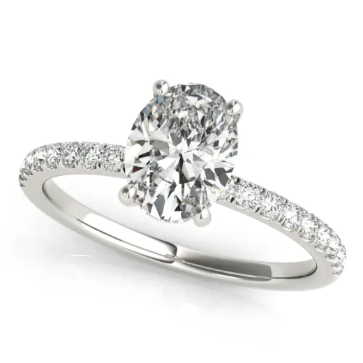 The Sarah Hidden Halo Engagement Ring