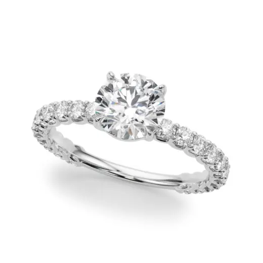 The Arabella Single-Row Engagement Ring