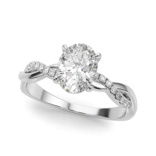 The Gwendolyn Twist Engagement Ring