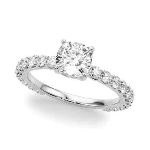 The Aubrey Single-Row Engagement Ring