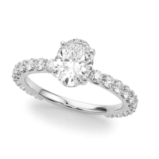 The Hazel Single-Row Engagement Ring