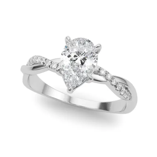 The Meredith Twist Engagement Ring