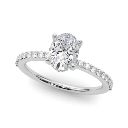 The Sophie Hidden Halo Engagement Ring