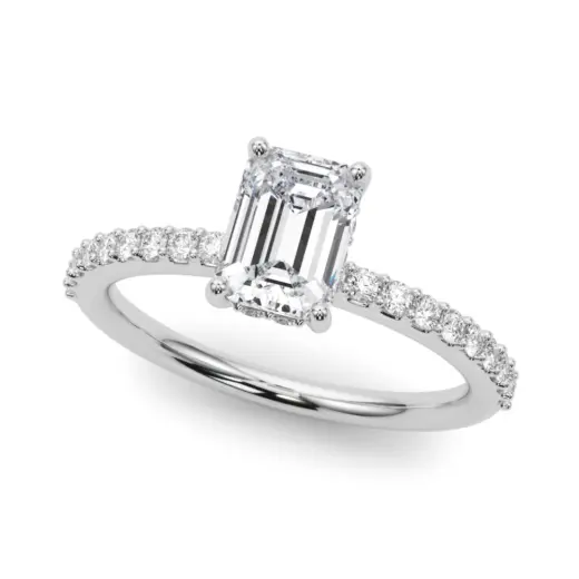 The Edith Hidden Halo Engagement Ring