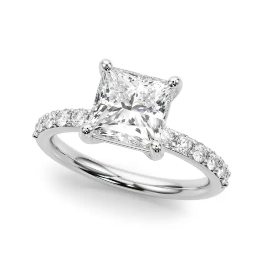 The Sofia Single-Row Engagement Ring