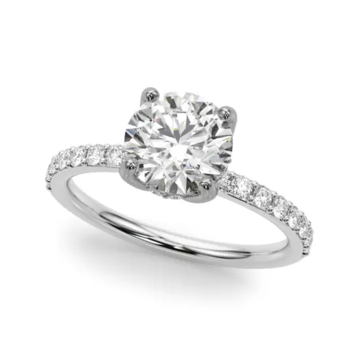 The Gwendolyn Hidden Halo Engagement Ring
