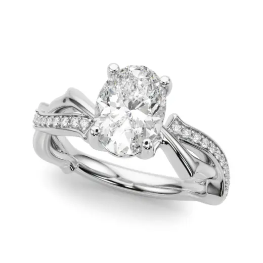 The Nadia Twist Engagement Ring