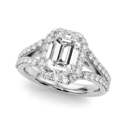 The Sloane Halo Engagement Ring