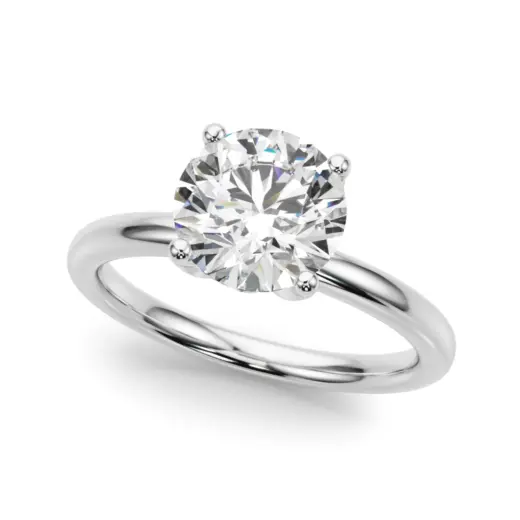 The Brooke Hidden Halo Engagement Ring