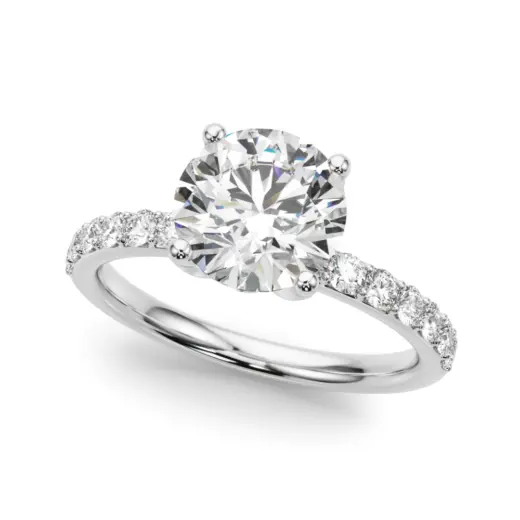 The Clara Hidden Halo Engagement Ring