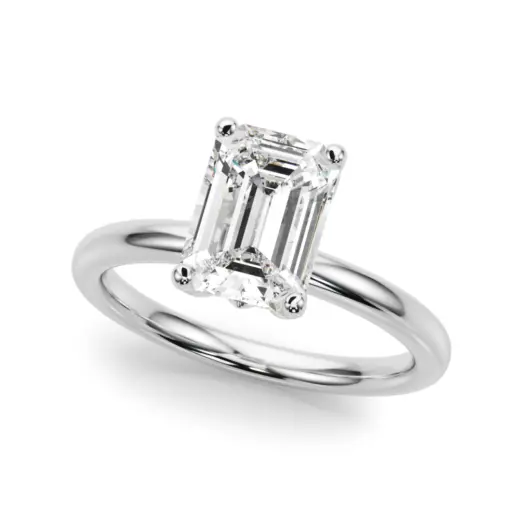 The Ophelia Hidden Halo Engagement Ring