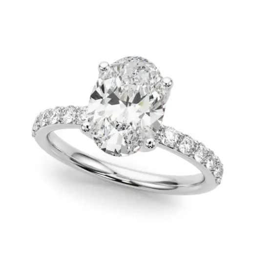 The Brooke Single-Row Engagement Ring