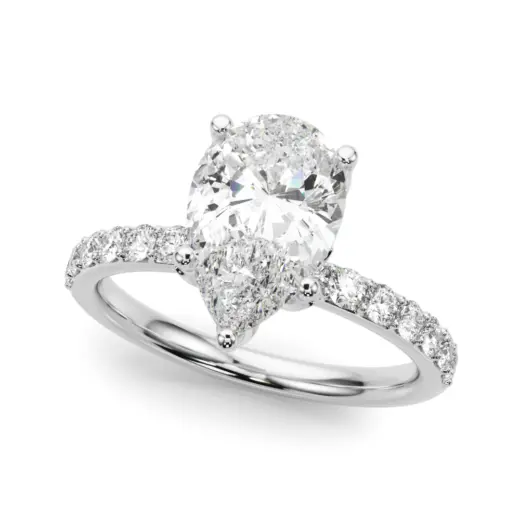 The Zelda Single-Row Engagement Ring