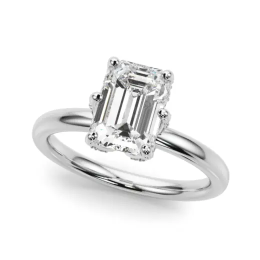 The Valentina Hidden Halo Engagement Ring