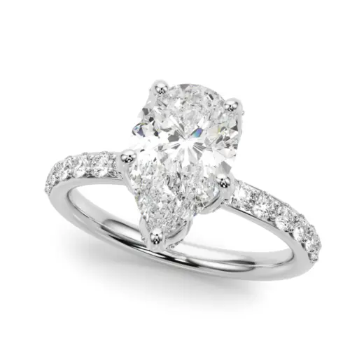 The Veronica Hidden Halo Engagement Ring