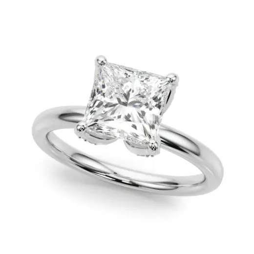The Mirabel Hidden Halo Engagement Ring