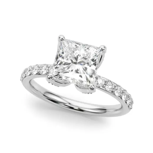 The Elena Hidden Halo Engagement Ring