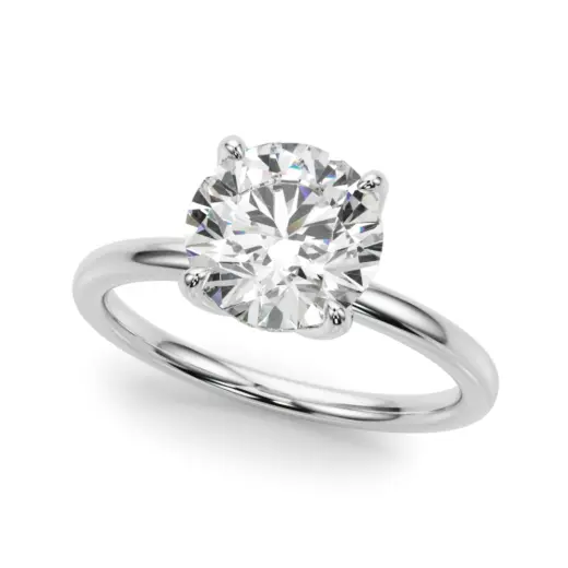 The Quinn Hidden Halo Engagement Ring