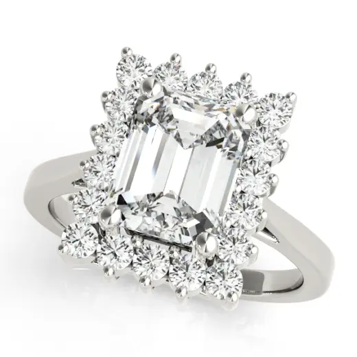 The Harper Halo Engagement Ring