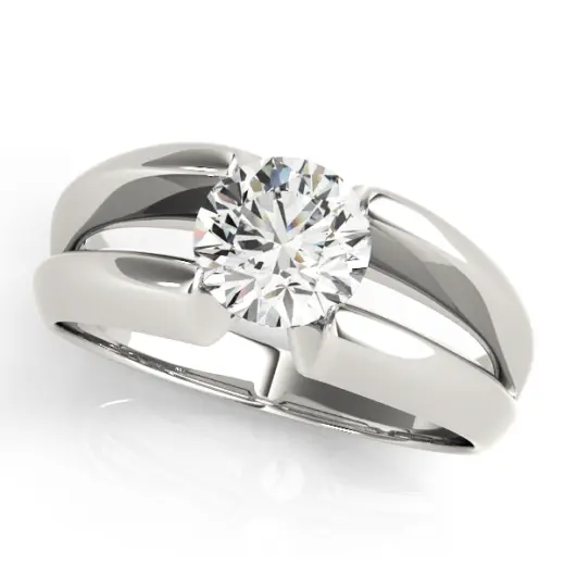 The Evelyn Solitaire Engagement Ring