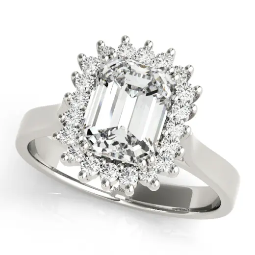 The Eloise Halo Engagement Ring