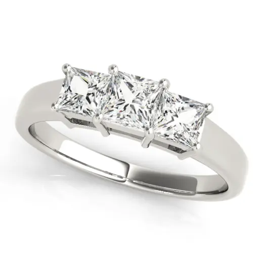 The Eleanor Three-Stone Engagement Ring