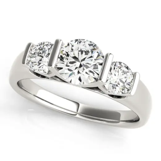 The Sybil Three-Stone Engagement Ring