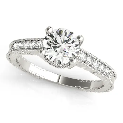 The Lila Vintage Engagement Ring